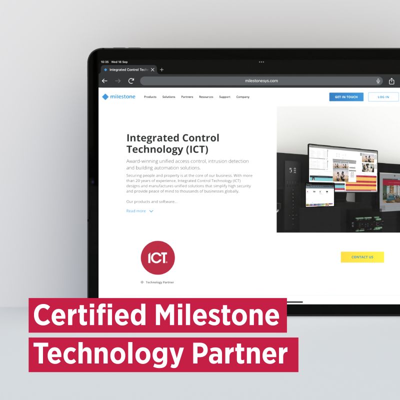 ICT partnerem technologicznym Milestone Systems